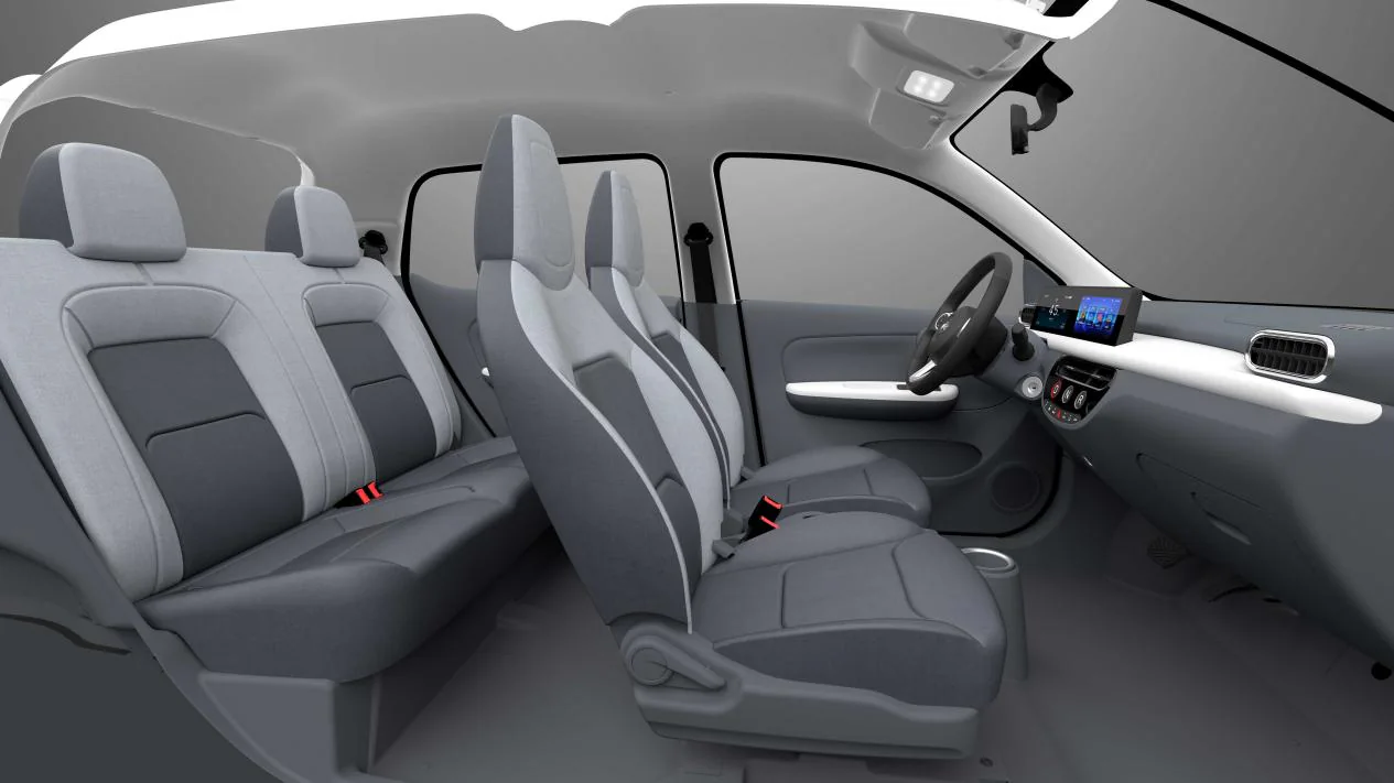 GV10 rear fabric seats